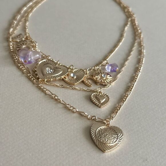 Heart Necklace Set #2132 - Picture 6 of 8